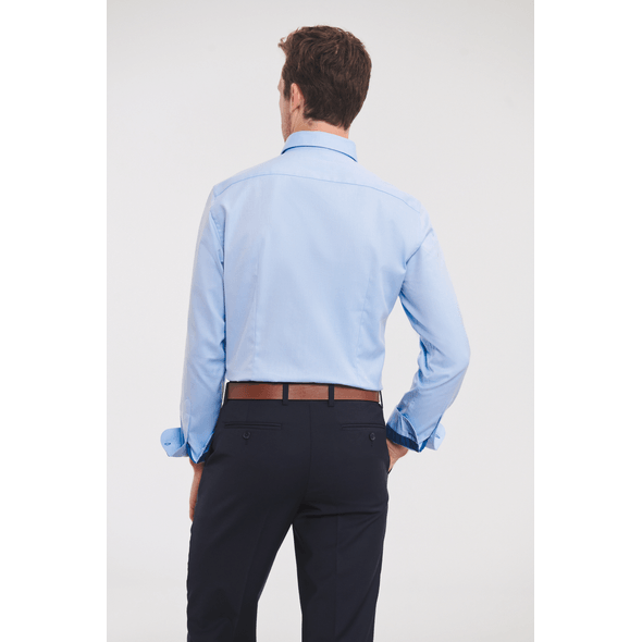 Russell | Camisa de manga comprida herringbone